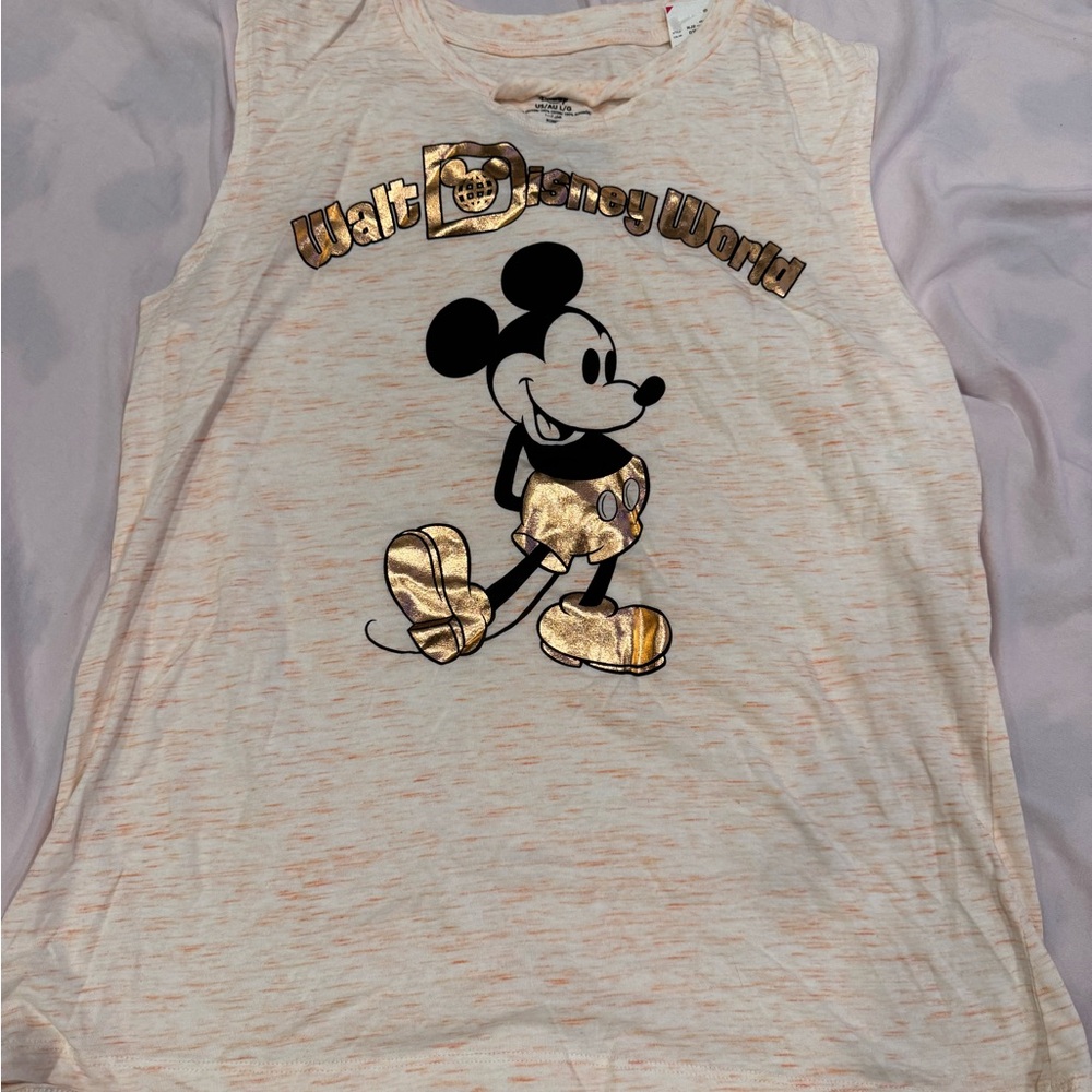 Disney Mickey Mouse Tank Top Walt Disney World women large
